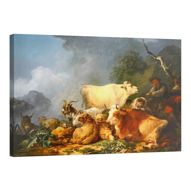 Пейзаж с животни 1767